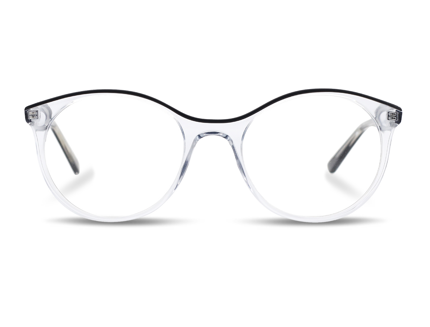 Round Acetate Optical Glasses Frame