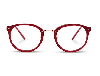 Modeglasögon i blandat material från klassisk stil