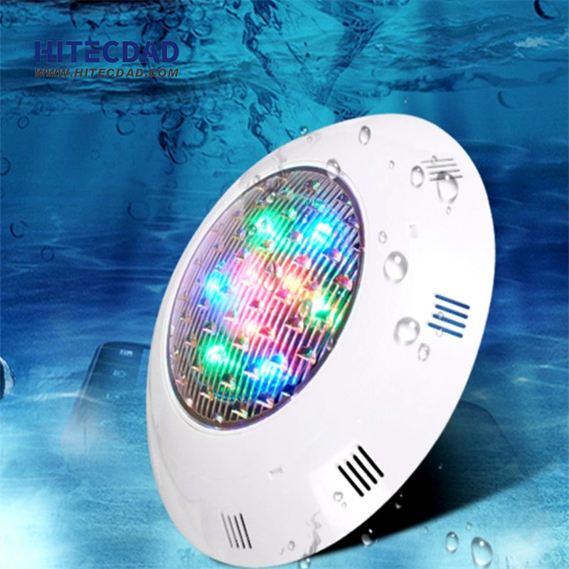 RGB color wall hanging remote control underwater light