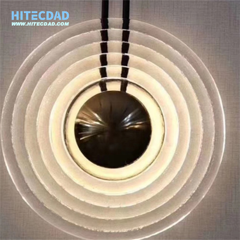 Glass cake chandelier-HITECDAD  (2)