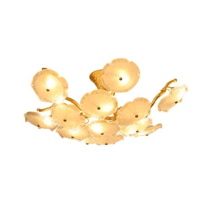 2022 wholesale price Led Lights Modern - HITECDAD Short Stories Houses Living Room and Bedroom Cuprum Glass Ceiling Lamp Made by Handwork – Hitecdad