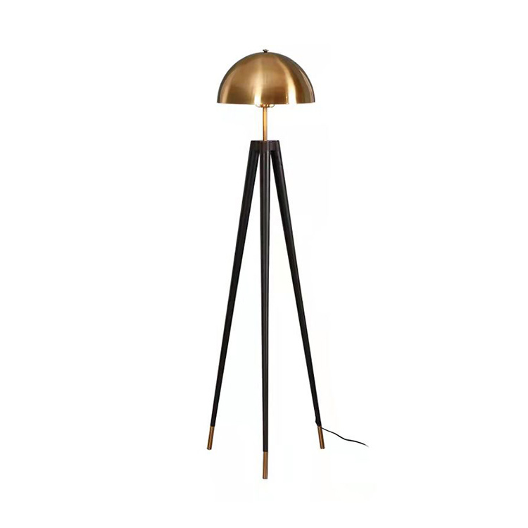 HITECDAD Nordic Style Tripods Pot Cover E27 Bulb Floor Lamp
