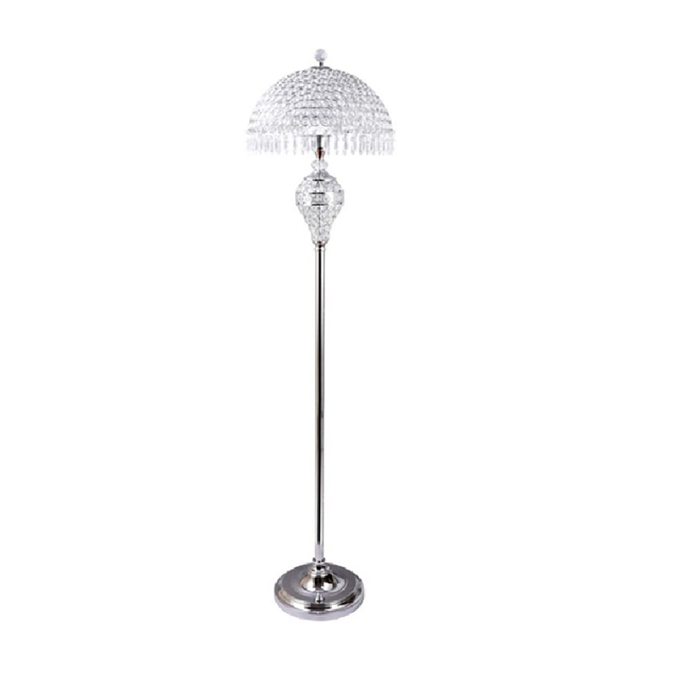 Hitecdad Modern & Contemporary Style Elegant Crystal Floor Lamp Suitable for Bedroom, Living Room, Office