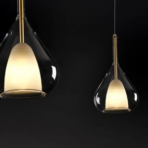 Good Wholesale Vendors Dimmable T30 Bulb - Tapered Indoor Glass Pendant Light LED E27 Pendant Lamp for Home Lighting – Hitecdad