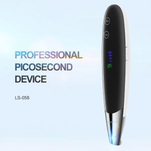 LS-058 Sigurna kućna upotreba prijenosna pikosekundna laserska olovka pikosekundna laserska olovka za tetoviranje ožiljaka i pigmenta madeža za njegu kože