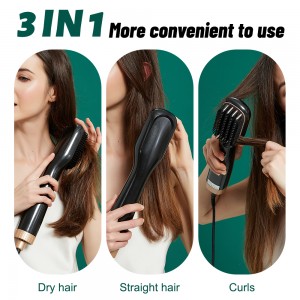 LS-H1001 3 In 1 Dryer Hair And Volumizer Hot Air Comb Professional One Step Drayer Dryer Secadora De Cabello Hairdryer Brush