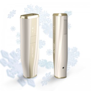 LS-T112 Ice Cooling 400K flashes Xeon quartz 3 lámparas reemplazables IPL Home Depiladora láser Máquina de depilación