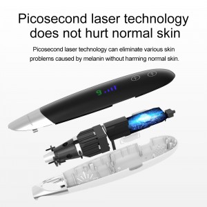 LS-058 Safe Home Use Portable Scar Tatoo Freckle Pigment Mole Skin Care Remover Pen Penna Laser Picosecondu