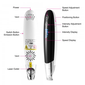 Veleprodajna prijenosna kućna pikosekundna laserska olovka za uklanjanje tetovaža za mrlje tamne mrlje ožiljak od akni