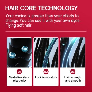 LS-H1003 အရည်အသွေးကောင်း 3 In 1 Hair Dryer နှင့် Volumizing Brush Comb အဆင့်တစ်ဆင့် Hot Air Brush ဆံပင်မှုတ် Dryer Styler ကို Ionic Function ဖြင့်
