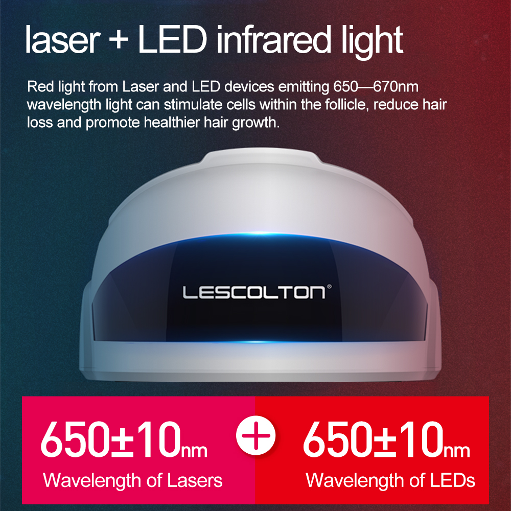 Laser Hair Growth System Red Light Therapy Hair Growth Cap