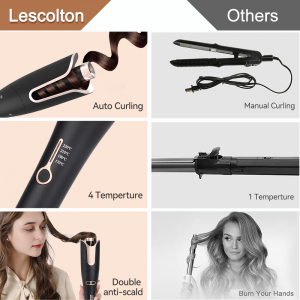 LS-H1026 Rizador de cabello de aire Lazy One-touch Operation Rodillos giratorios automáticos Rizadores de cabello de larga duración