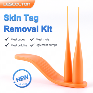 LS-D822  Skin Mole Wart Remover Kit With Cleansing Swabs Adult Mole Wart Face Care Skin Tag Removal