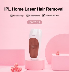 LS-T102 Ice-Cooling Care Home Use Ipl Hair Removal Device Permanent Laser Ipl Hair Removal Machine Painless Epilator