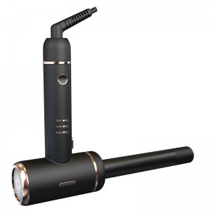LS-083 2 in 1 nieuw model LED-display Magic Black Color Big Power Hair Curly Magic Krultang met drie temperaturen