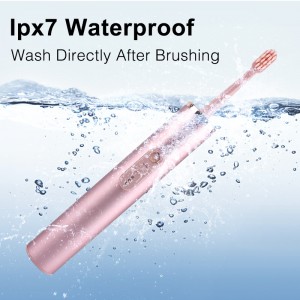 LS-M2030 अद्वितीय डिजाइन रिट्र्याक्टेबल इलेक्ट्रिक टूथब्रश UV नसबंदी IPX7 वाटरप्रूफ इलेक्ट्रिक टूथब्रश