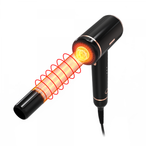 LS-083 Koiri Innovative Outer Barrel Cooling System Curls & Cools Salon Home Use Professional Cooling Curls Iron