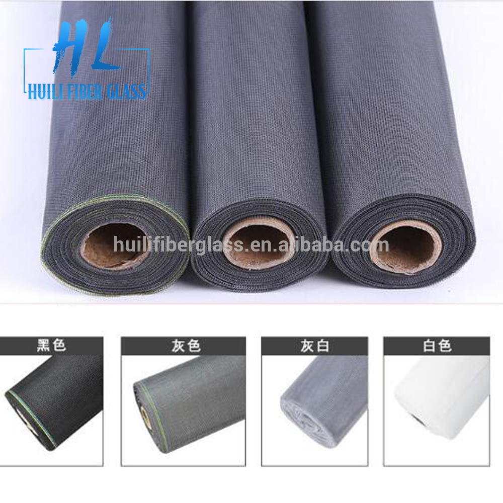 18X14 Mesh fiberglass window screen grey color from Huili factory
