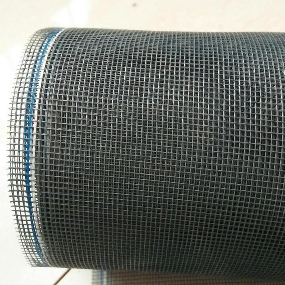 18×14 mesh gray pvc coated fiberglass fly screen mesh