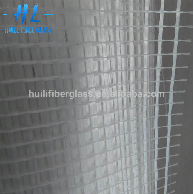 Aïllament de paret exterior de 5 * 5 malla especial de fibra de vidre resistent als àlcalis recoberta amb una emulsió