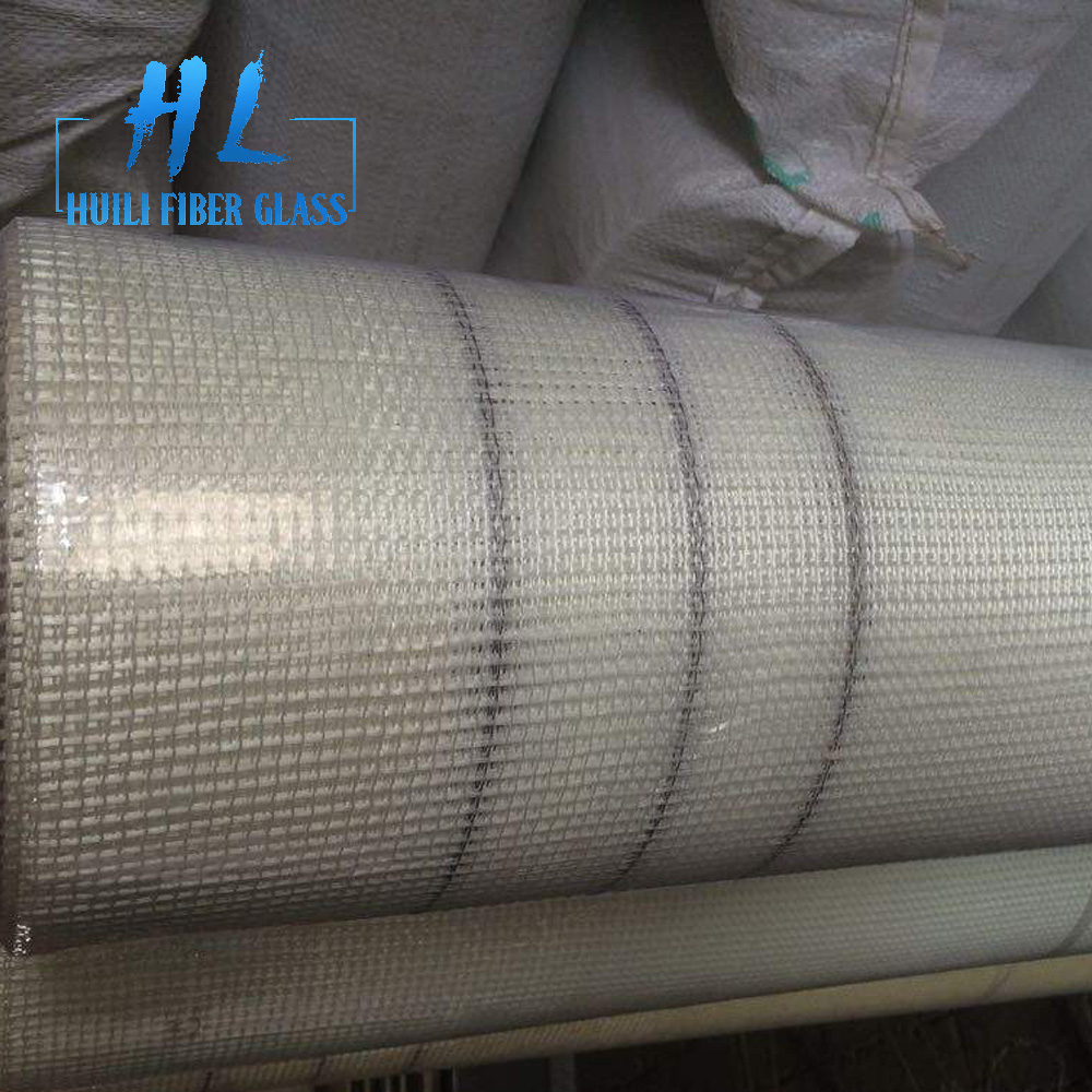 75g 5x5mm umbala omhlophe we-fiberglass mesh