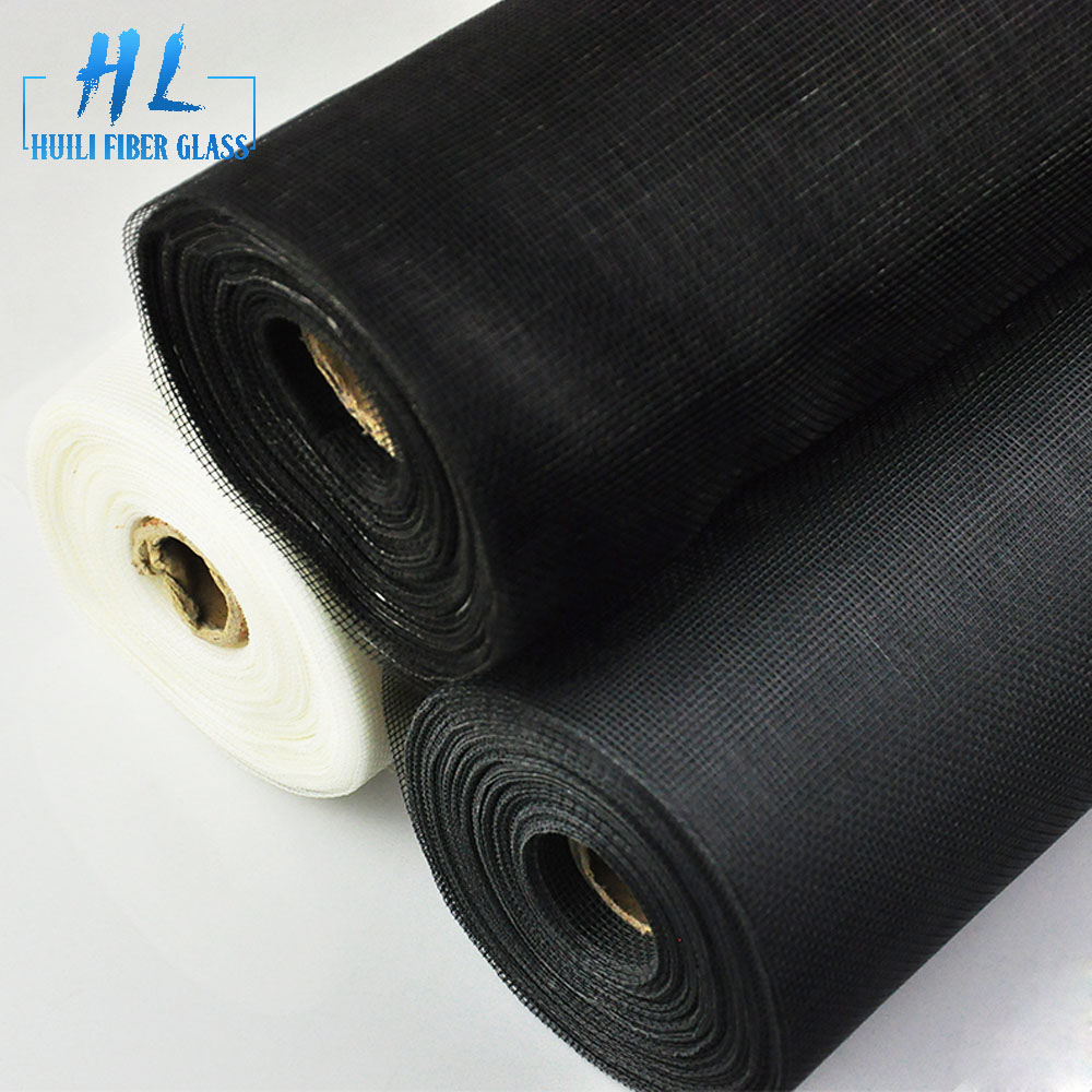 84 x 100′ roll black fiberglass screen for window screen for insect