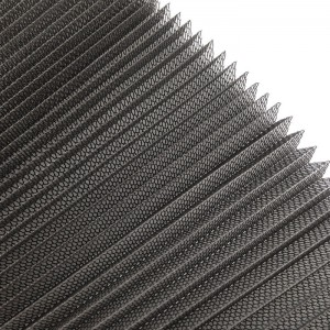 18mm fiberglass polyester plisse kwaro raga mai cike da allon sauro