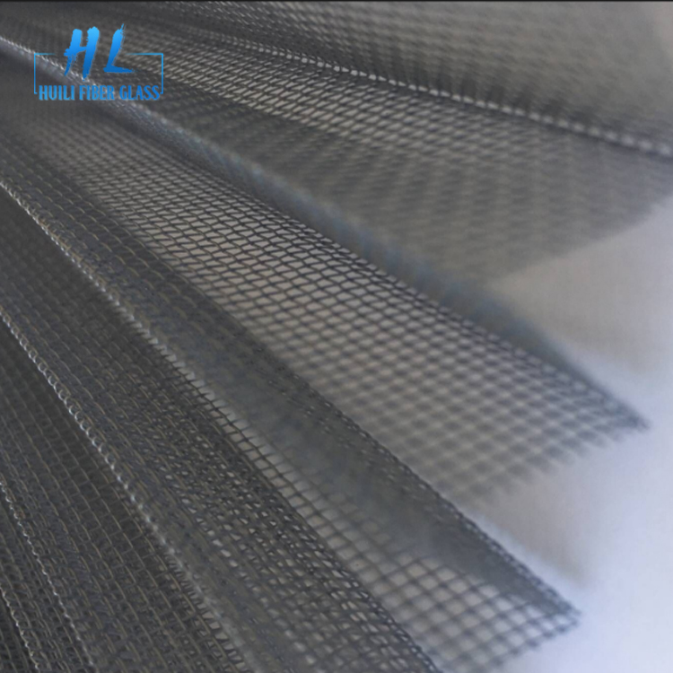 2.5m x 30m Grey Pleated Polyester Insect Screen