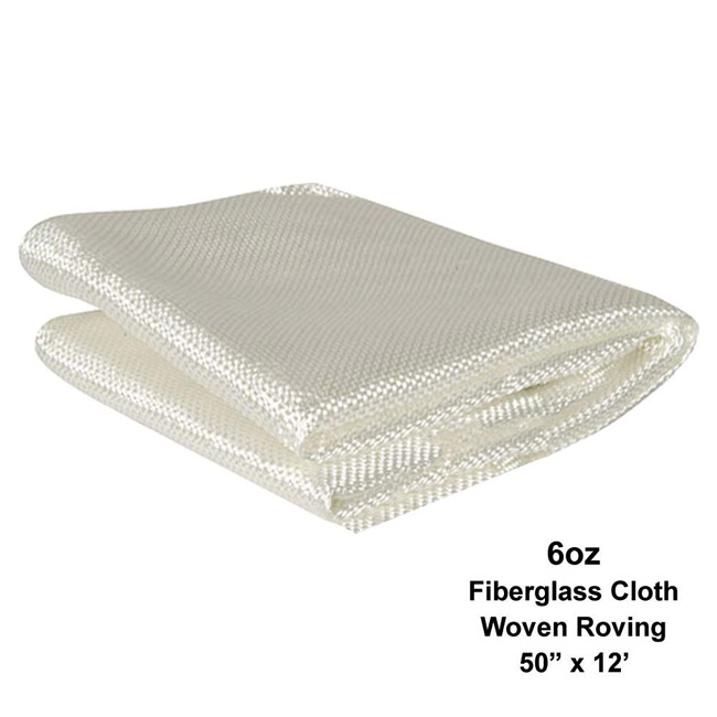 400g 600g E – glass FRP Fiberglass Woven Roving Cloth