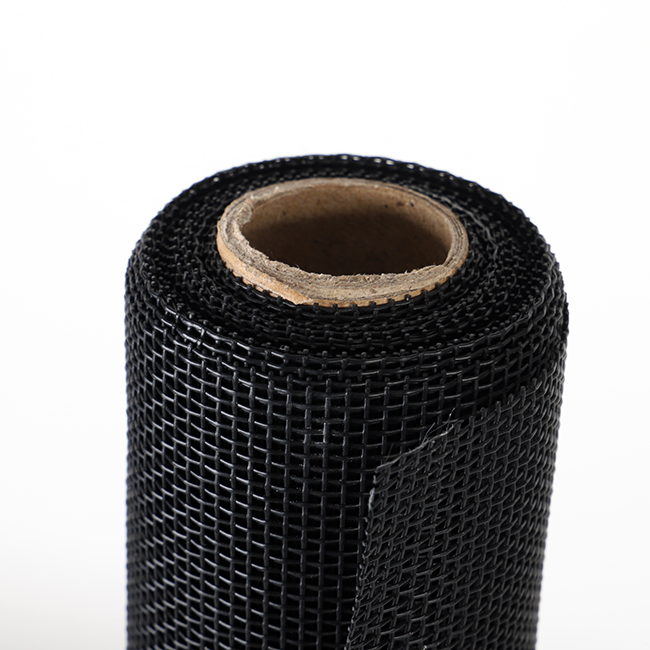 320g 12x12 Mesh Black PVC Coated Polyester Pet Mesh