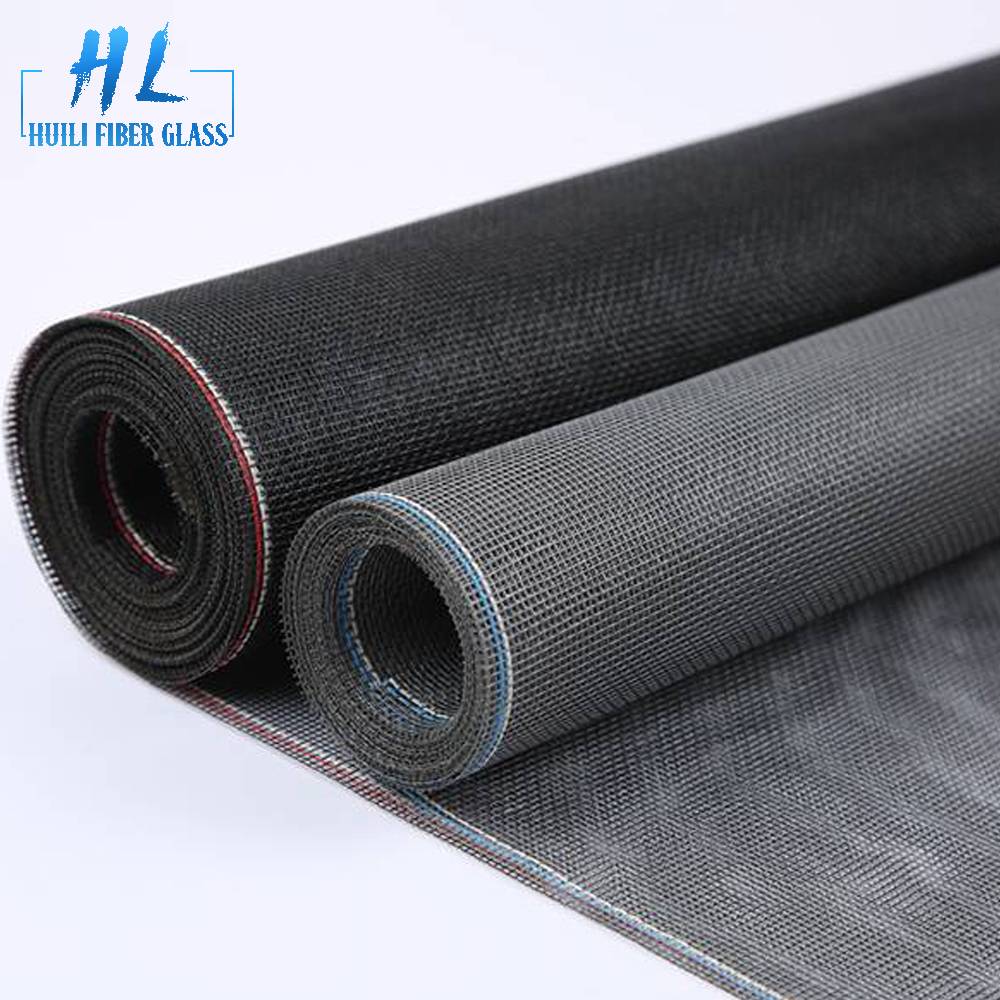 waterproof 6ft x 100ft roll 18×14 Mesh Charcoal Fiberglass Insect Screen For Patio Enclosure