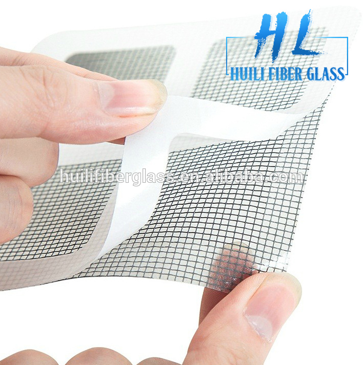 Fiberglass window screen repair patches for fiberglass screens