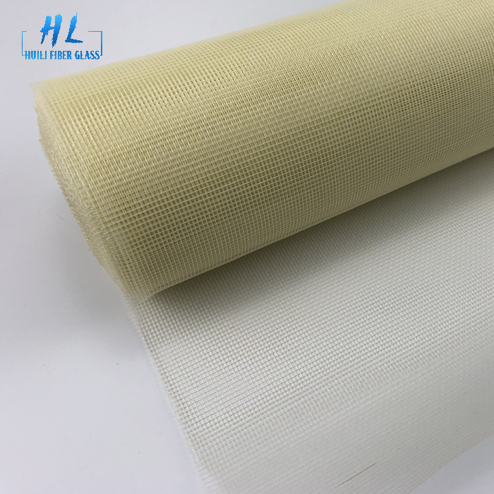 Ivory Color 18×16 110g Fiberglass Insect Screen For Window Mosquito Protection