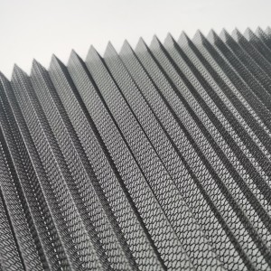 Chinese Supplier Plisse Screen Pleated Mesh With Good Fabrics