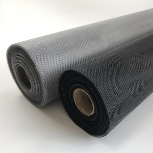 1.2-3M Width 20×20 Mesh 50 gsm Black/Grey Color PP PE Window Insect Screen