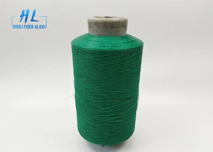 0.28mm Diameter PVC Coated Fiberglass Mesh Yarn , PVC Coated Mesh Fabric Yarn Featured Image