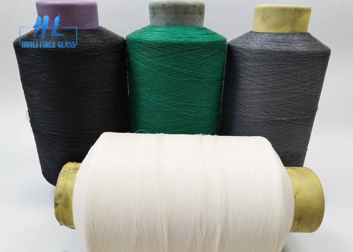 PVC Coated Fiberglass Yarn with different color used to produce fiberglass window screen Featured Image