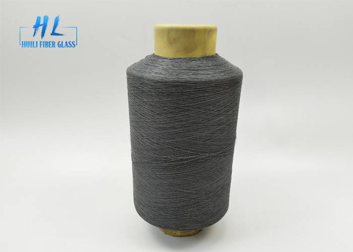 PVC Coated Fiberglass Yarn 0.28mm grey color with best quality Featured Image