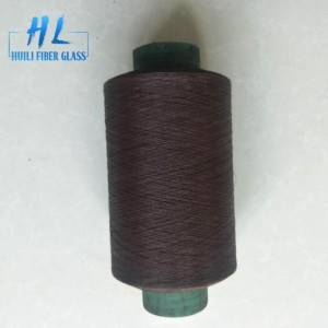 Different color PVC coated fiberglass yarn to produce mosquito net