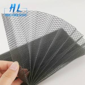 Pleated Sliding Mesh Polyester Mosquito Net for window and door