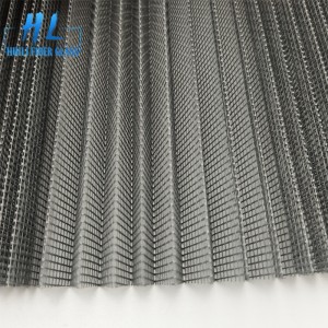 Hot Sale Factory Direct Polyester Plisse Fly Screen Net Pleated Mosquito Insect For Door