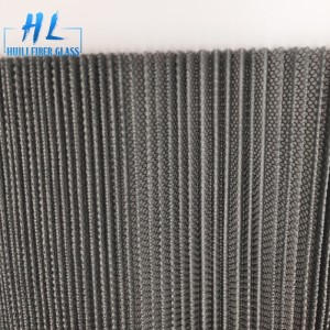 Polyester insect screen parts plisse screen pleated mesh folding screen door