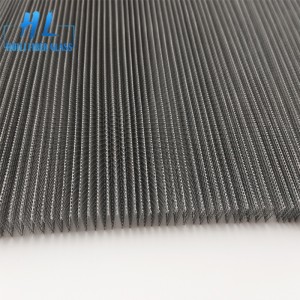 Polyester plisse window insect screen pleated fiberglass mosquito screen mesh