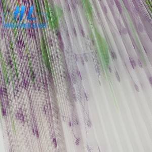 Colorful printing polyester plisse mesh pleated insect screen 18mm