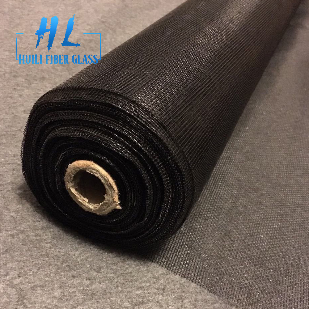 OEM Customized Fiberglass Self-resistant Tape - black color 48 wide fiberglass insect proof netting – Huili fiberglass