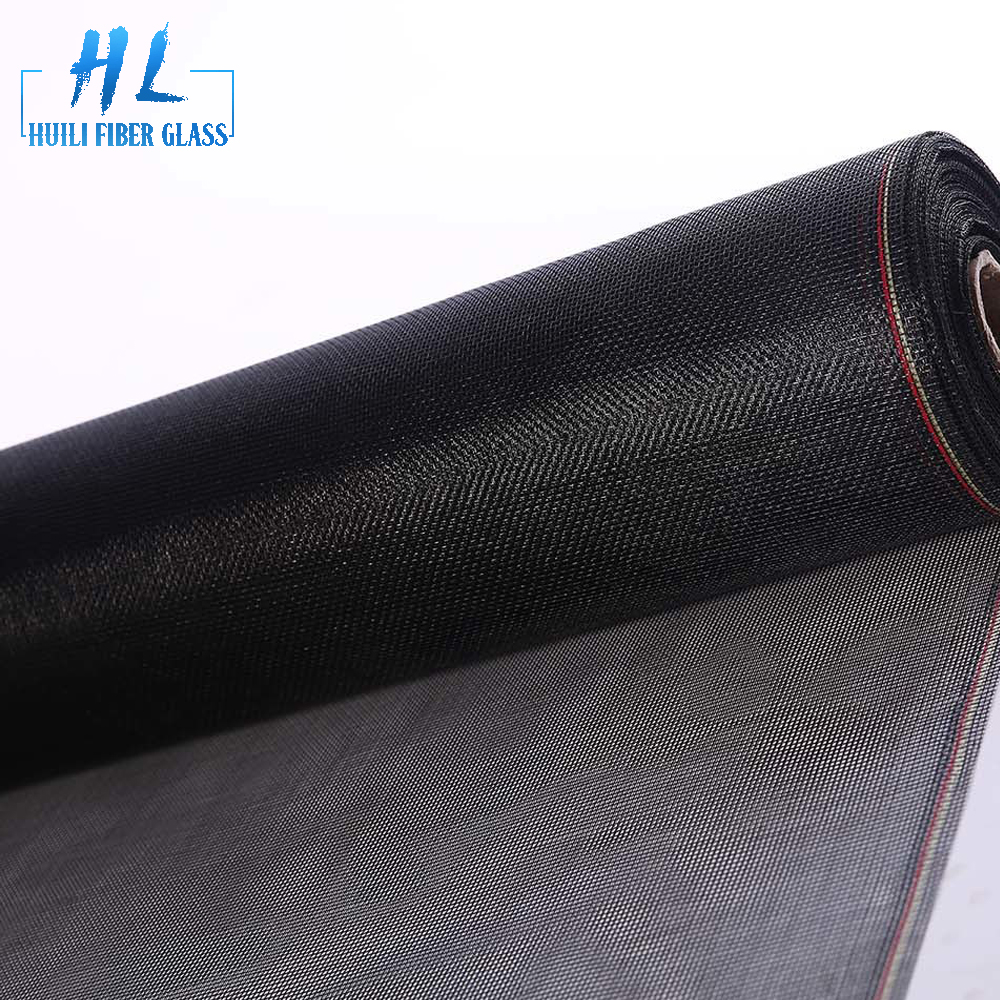 Black pvc coated 18×16 120g Standard Mesh Roll