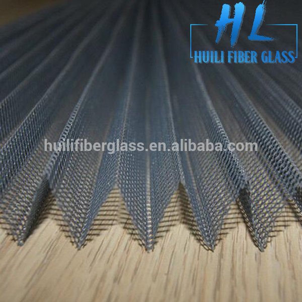 Chinese wholesale High Strength Fiberglass Mesh Tape - Fiberglass folding screen polyester pleated window insect screen – Huili fiberglass