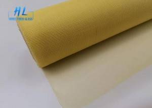 Yellow color fiberglass window screen mesh with best quality