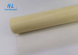 Yellow color fiberglass window screen mesh with best quality