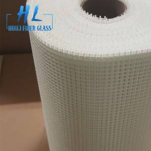 90g 5x5mm wall covering white fiberglass mesh fabric
